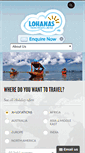 Mobile Screenshot of lohanatoursindia.com